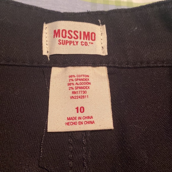 Black, Front Button-Up Denim Mini Skirt (size 10) - Picture 6 of 6